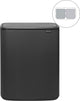 Brabantia Bo Touch Bin Abfallbehälter – 2 x 30 Liter – Mülltrennung – Mineral Infinite Grey