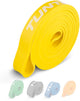 Tunturi Powerband – Widerstandsband 5 bis 20 kg – Klimmzug-Widerstandsband – Fitness-Gummiband – 104 cm – inkl. Trainings-App – Gelb