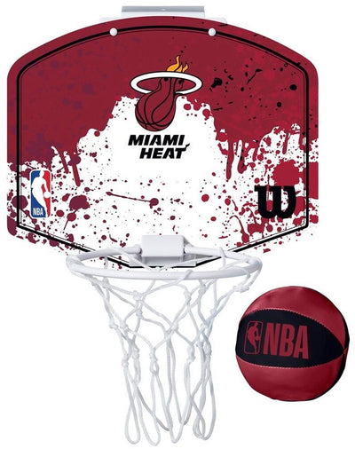 Wilson NBA Team Mini Hoop Team Miami Heat für Sportfanzone