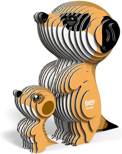 Eugy 3D-Puzzle – Erdmännchen – Wildtiere – nachhaltig – alle sammeln – 6 Jahre