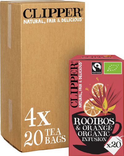 Clipper Rooibos Orange Bio (4x 20 Stück)