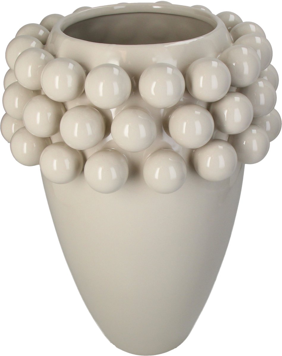 Kugelvase aus der HD-Kollektion, Steingut, 25,5 x 25,5 x 35 cm