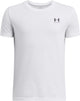 Under Armour UA B Sportstyle LC SS Unisex-Sportshirt – Weiß – Schwarz