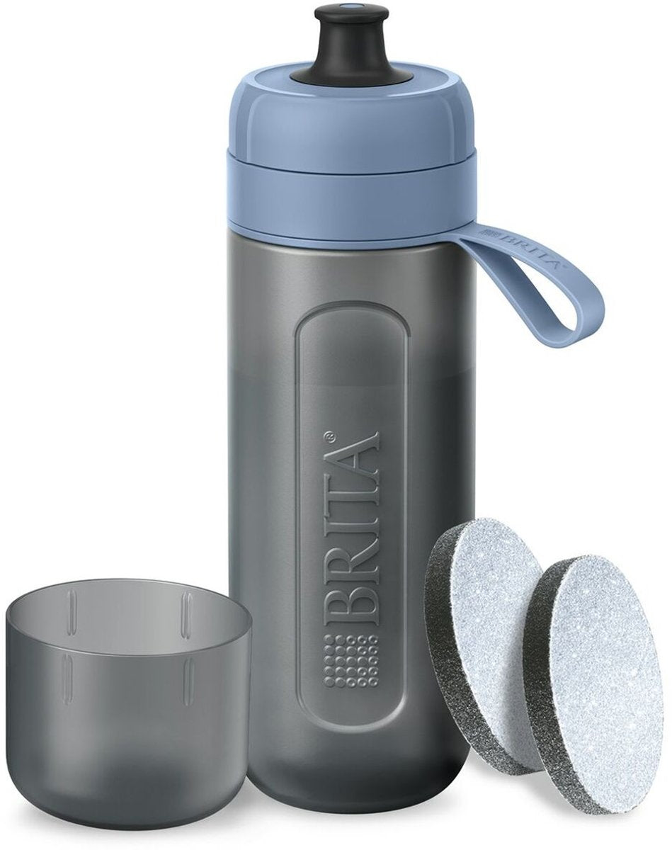 Brita Aktivwasserfilterflasche silber