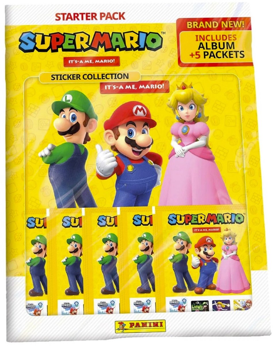 Super Mario Sticker 2 Starterpaket | 2 Stk