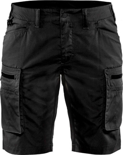 Blåkläder Blaklader Damen Service-Shorts mit Stretch 7149-1845 – Schwarz – C42