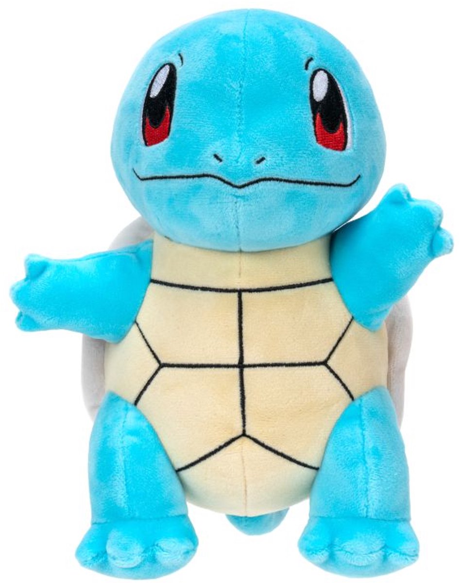 Jazwares Pokémon Plüschfigur Squirtle Ver. 01 20 cm Kuscheltiere