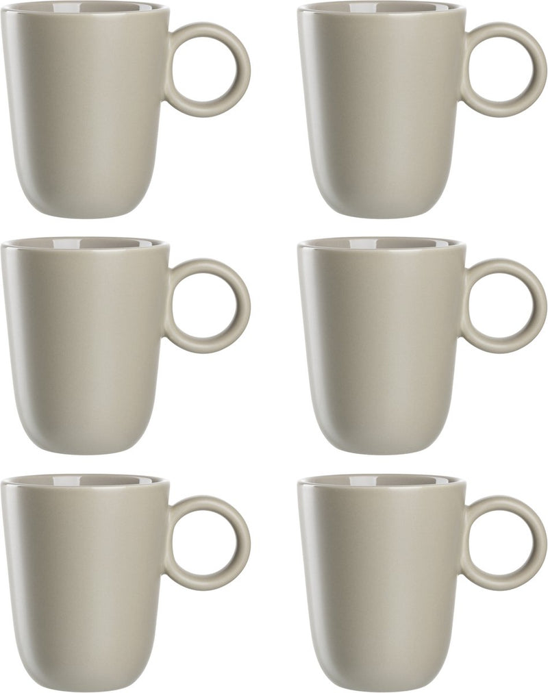Leonardo Roma Becher 400ml beige - Set 6