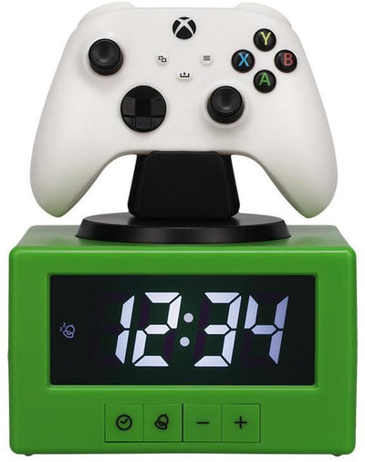 Digitaler Xbox-Controller-Wecker mit Nachtlichtfunktion, offiziell lizenzierte Gaming-Schlafzimmerdekoration für Kinder, Erwachsene, Jungen, Männer, Geschenke für Gamer – Paladone