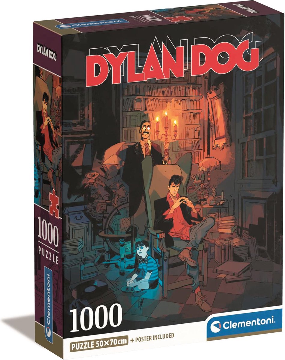 Clementoni – Puzzle – 1000 Teile – Dylan Hund – Puzzle für Erwachsene