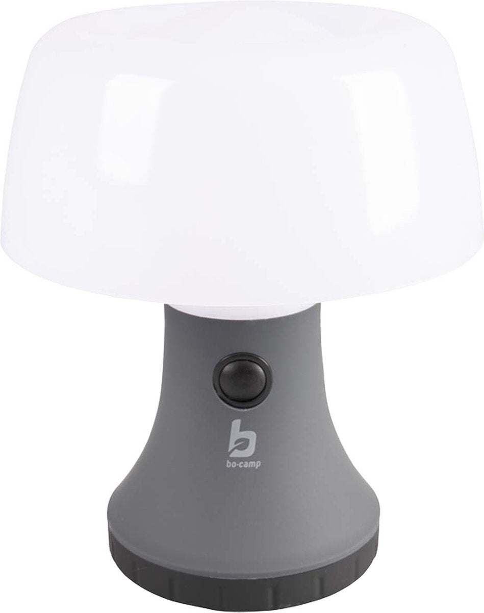 Bo-camp – Tischlampe mit Schirm – Sirius – Hochleistungs-LED – 70 Lumen – Grau