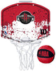 Wilson Team Mini Hoop NBA-Raketen-Set mit Ball und Mini-Korb, mehrfarbig