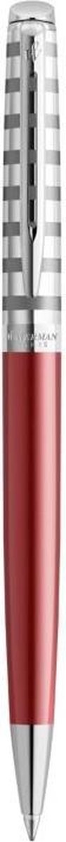 Waterman Hemisphère Deluxe roter Kugelschreiber mit Palladium-Detail