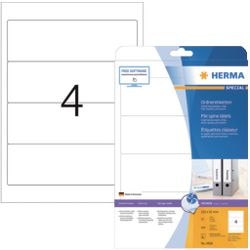 Ordneretiketten herma 4826 weiß 192 x 61 mm 100 Stück