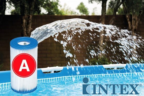 Intex 6 x Filter A für Swimmingpool -Wartungspatronen Typ A.