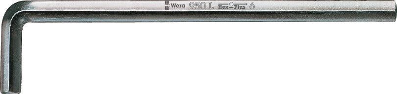 Wera 950 l Stiftschlüssel, metrisch, verchromt, Innensechskant, 12,0 mm – 1 Stück – 05021645001