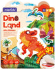 Mieredu-Gelee-Aufkleber – Dino-Land – wiederverwendbar – +30 Stück – 3 Jahre