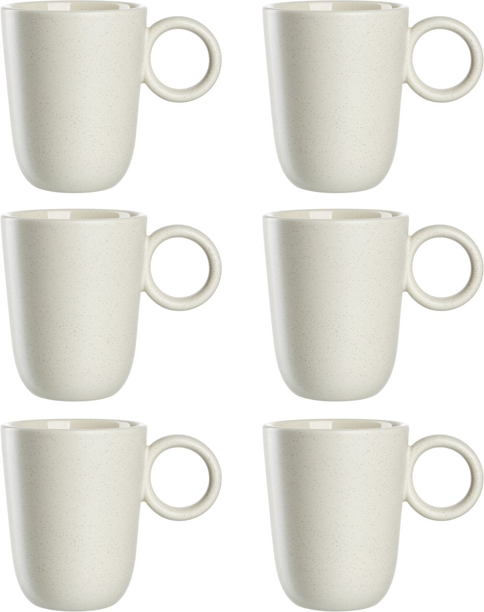 Leonardo Roma Becher 400ml Creme - Set 6