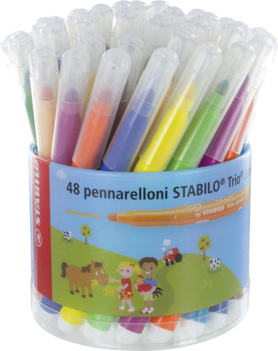 Stabilo Trio Jumbo Schulpackung Filzstifte - 48-tlg.