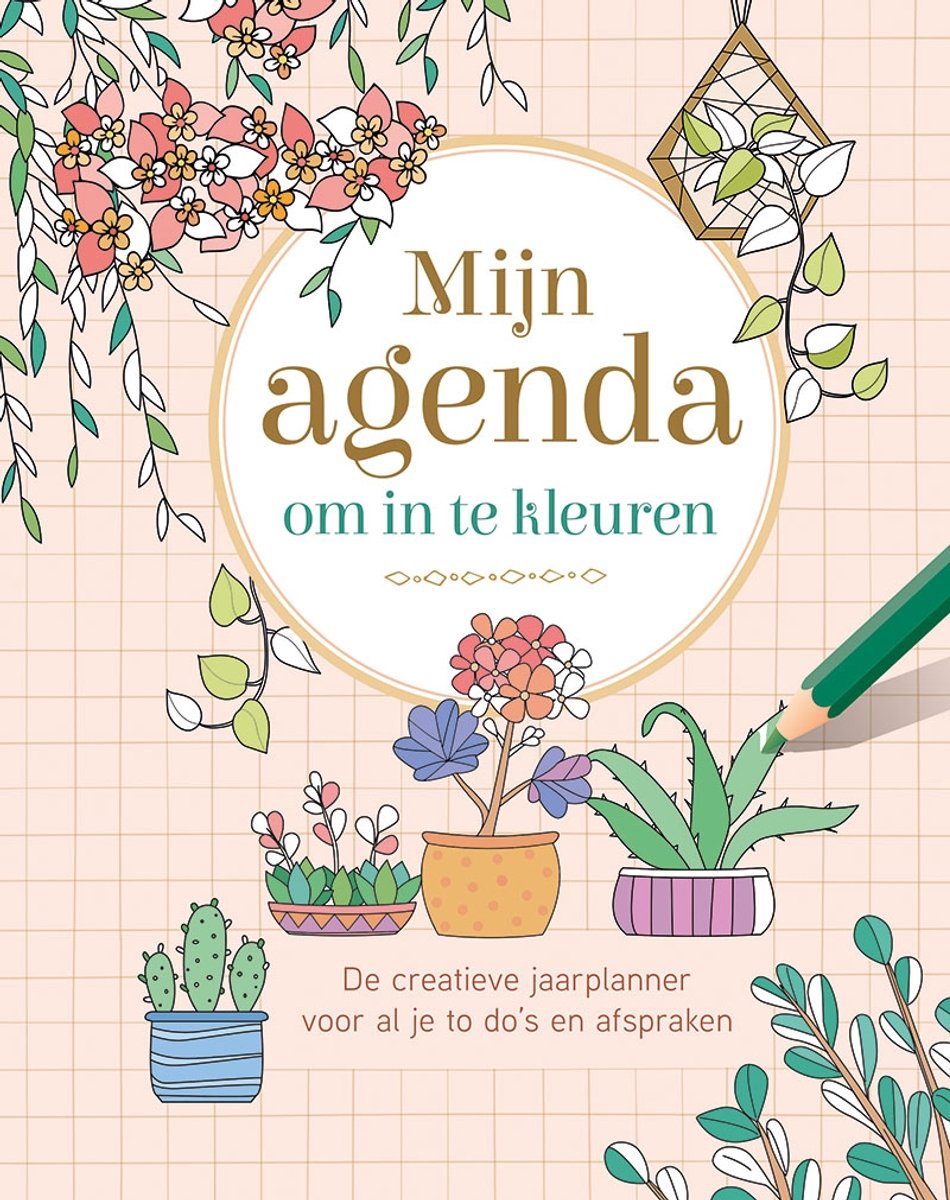 Deltas meine Agenda zum Ausmalen