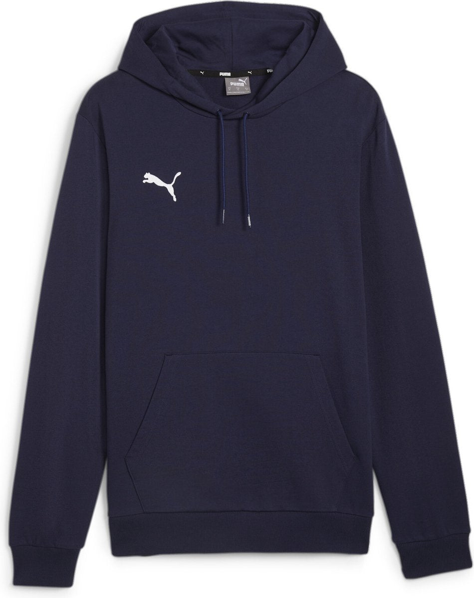 Puma Teamgoal Casuals Hoody Herren-Sportpullover – Marine-Weiß
