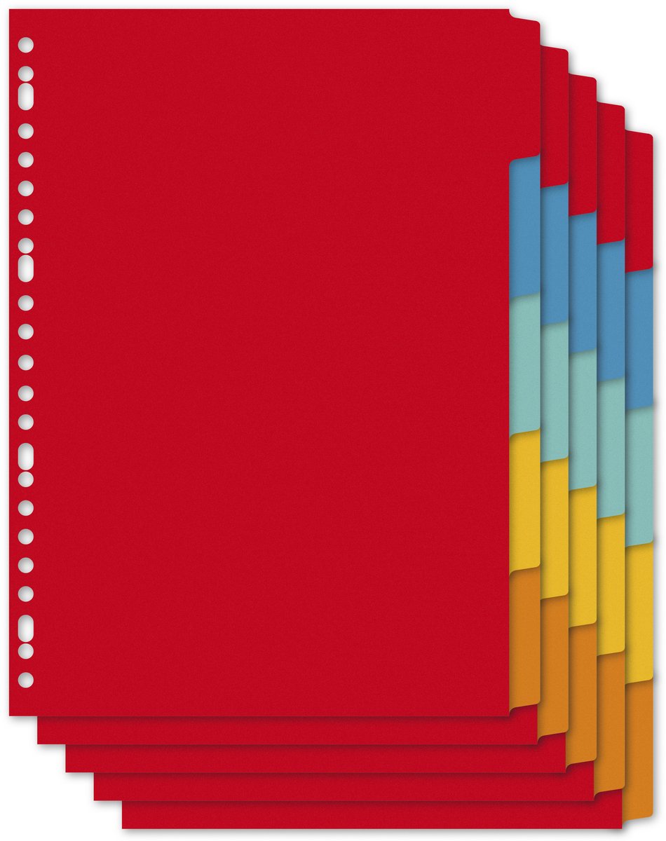 Kangaro-Tabs A4 – 5 Stück – leere Tabs – Karton – schrumpfen a 5 Sätze – pe405m-5