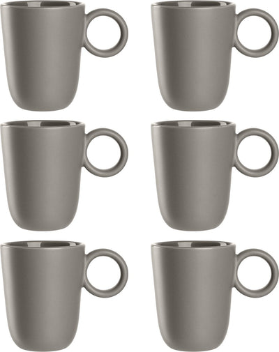 Leonardo Roma Becher 400ml Taupe - Set 6