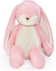 Bunnies by the Bay Floppy Knabberkaninchen – Stofftier – Kuscheltier für Kinder – gestickte Details – Korallenrosa – 52 cm