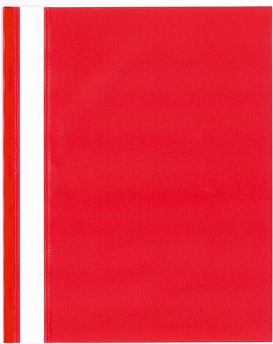 Kangaro Quick-Fix-Ordner – Größe A5 – Material PP – rot – Karton mit 25 Stück – k-25036