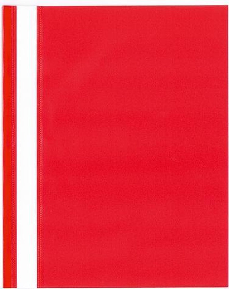 Kangaro Quick-Fix-Ordner – Größe A5 – Material PP – rot – Karton mit 25 Stück – k-25036