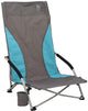 Bo-Camp – Strandstuhl – kompakt – hoch – blaugrau