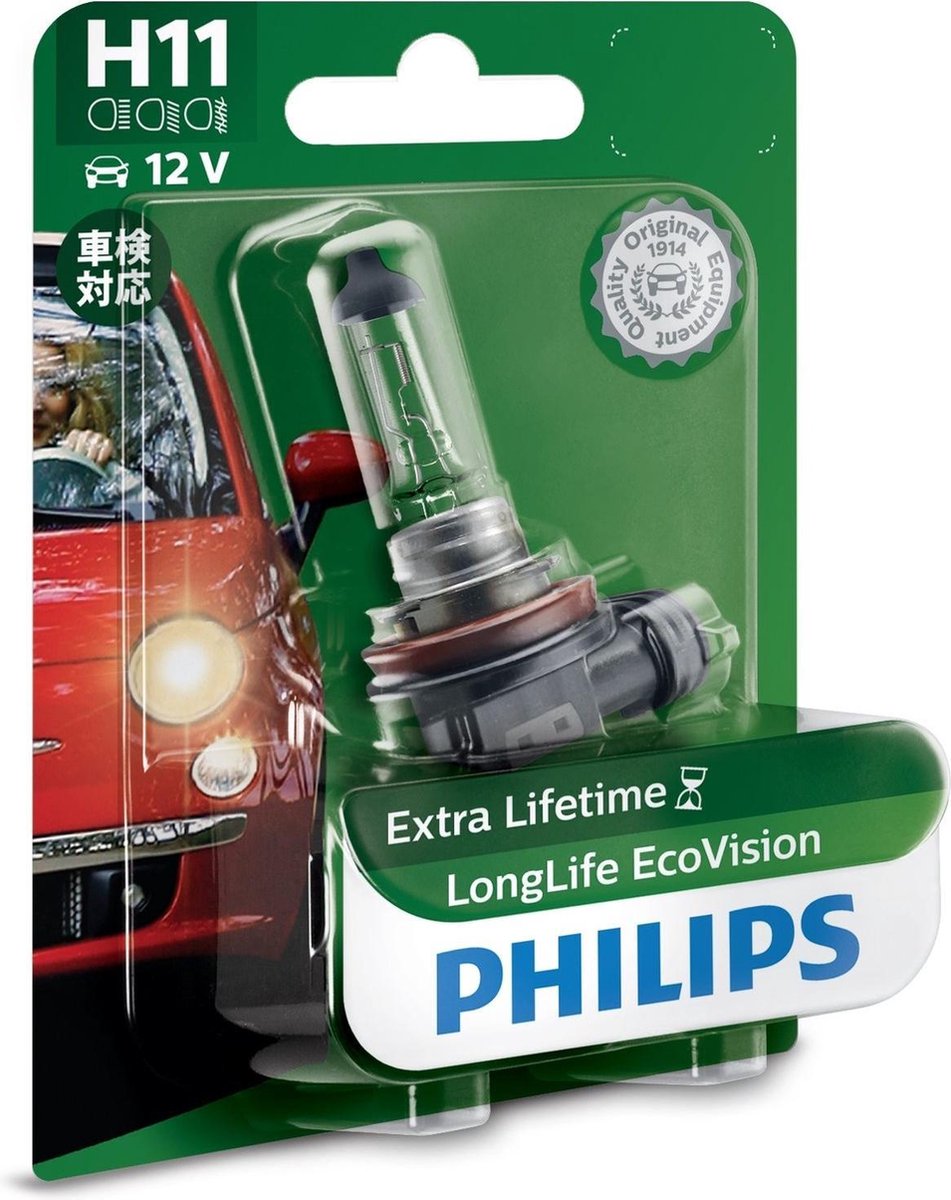 Philips Longlife Ecovision H11 Blisterpackung