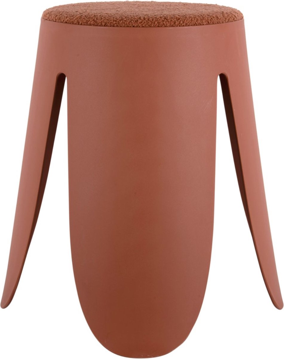 Leitmotiv Hocker Savour - Orange - ø44cm - modern