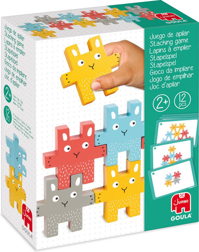 Goula Jumbo - - Stapelspiel aus Holz - Lernspiel