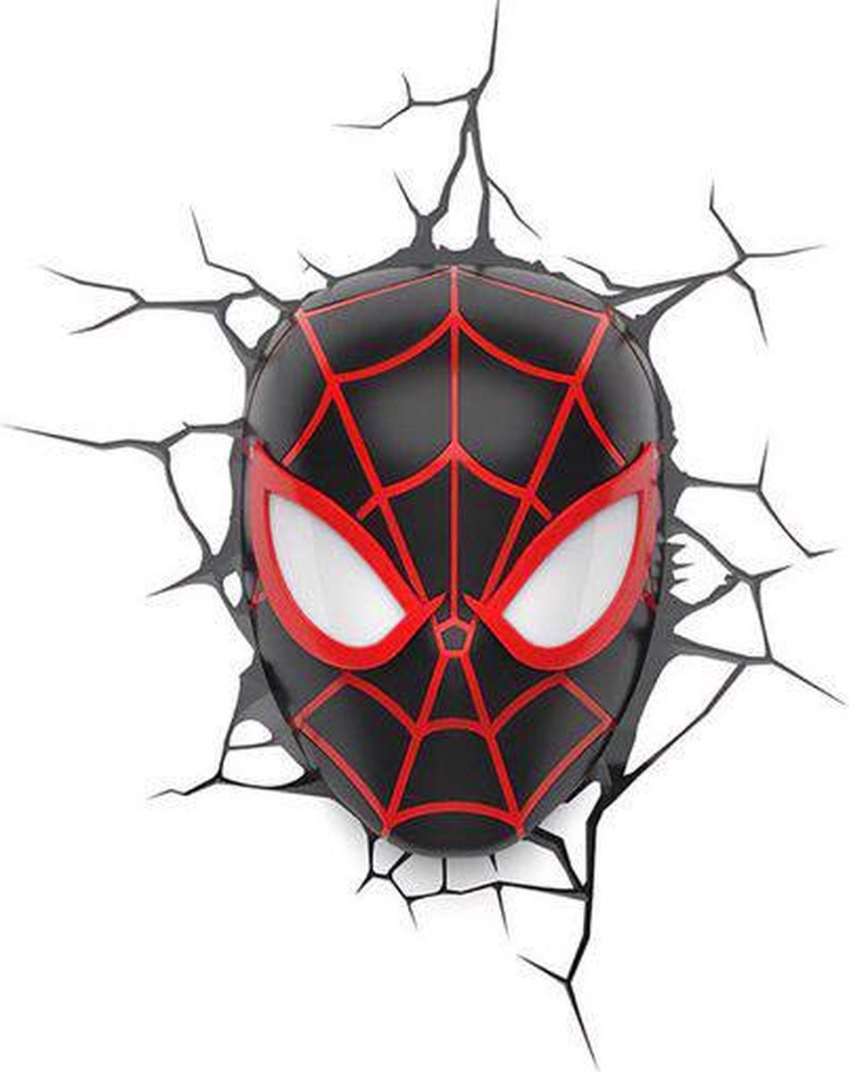 Verschiedene Marvel: Spider-Man Miles Morales Mask 3D Wall Li