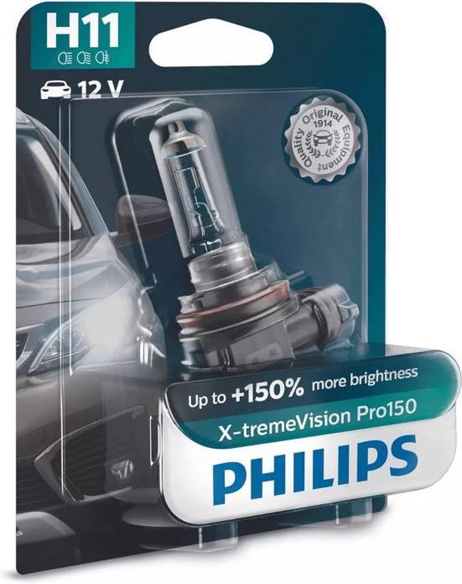 Philips 12362xvpb1 Halogenlampe X-Tremevision H11 55 W 12 V