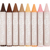 Colortime Waskrijt, L: 10 cm, D 15 mm, Hautfarben, 8 Stück 1 Box