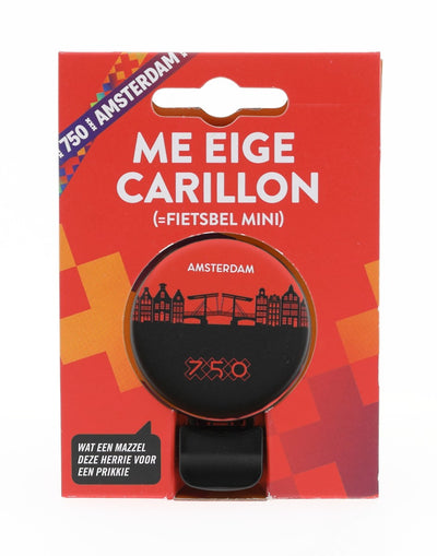 Nicht -Traffic Amsterdam 750 Fahrradglocke Silhouette Mokum