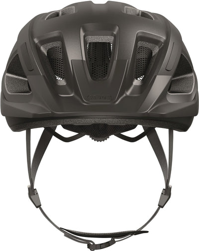 Abus Helm Aduro 3.0 - Sportlicher und schicker Stadthelm für ein sicheres Radfahren im geschäftigen Stadtverkehr - Titan - 51-55 cm
