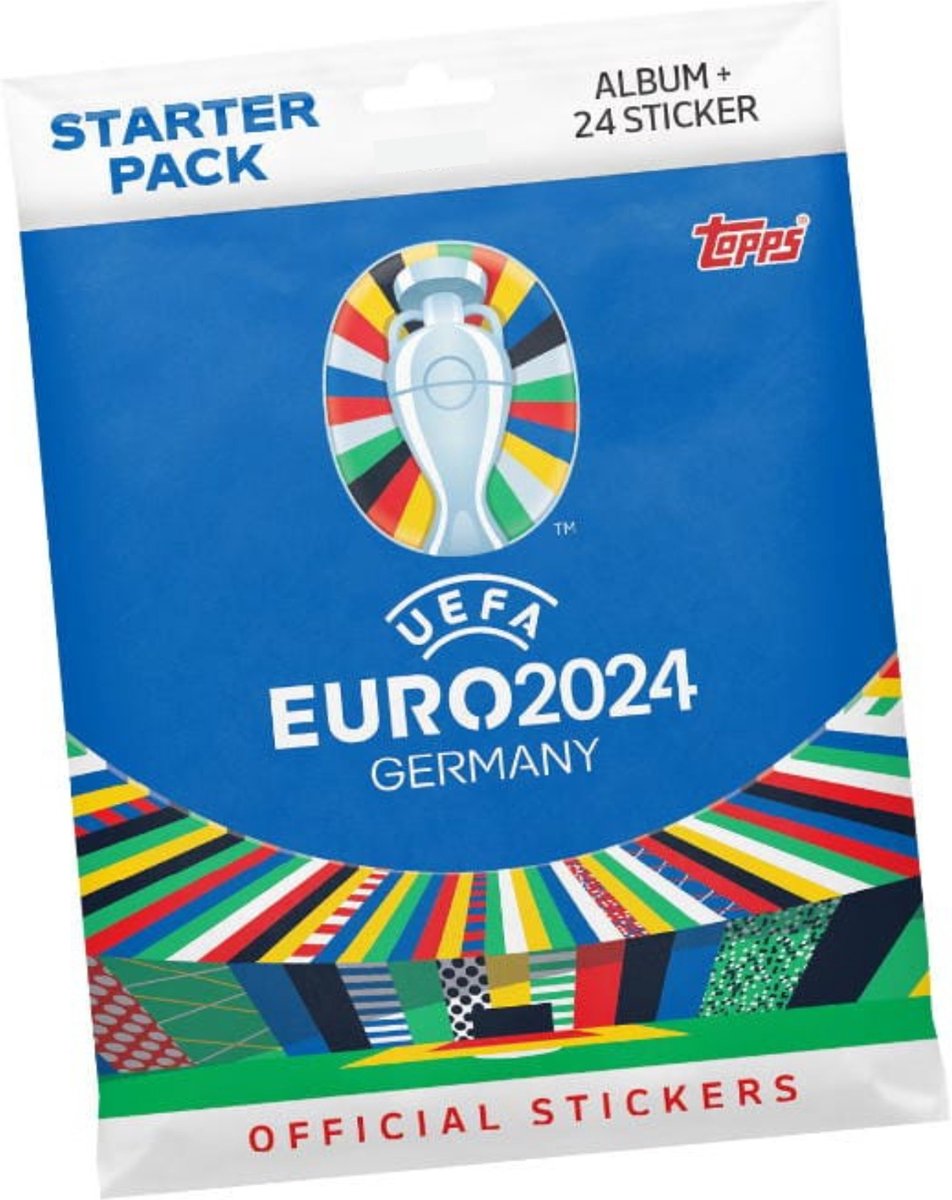 Topps – UEFA Euro 2024 – Starterpaket-Aufkleber