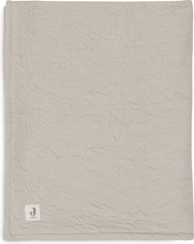 Jollein – Kinderbettdecke 100 x 150 cm – Babydecke – weiche Wellen – Nougat-Samt