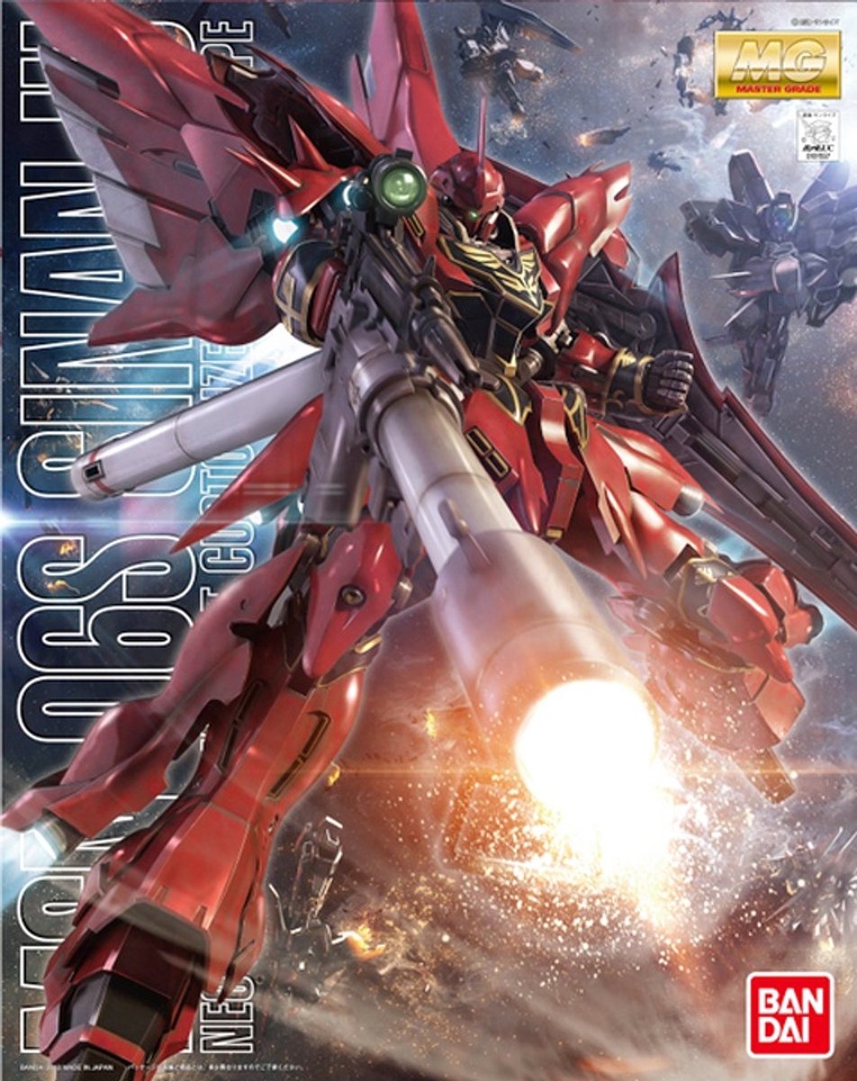 Bandai Hobby Bandai Gundam Sinanju mg Ova Ver. - Modellbau für Erwachsene - 1 100