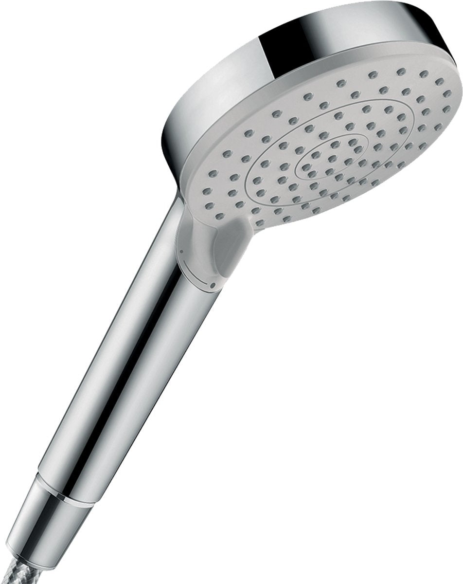 Hansgrohe Lackmischung - Handbrause Vario - Ecosmart+ wassersparend - 100mm Größe - Chrom