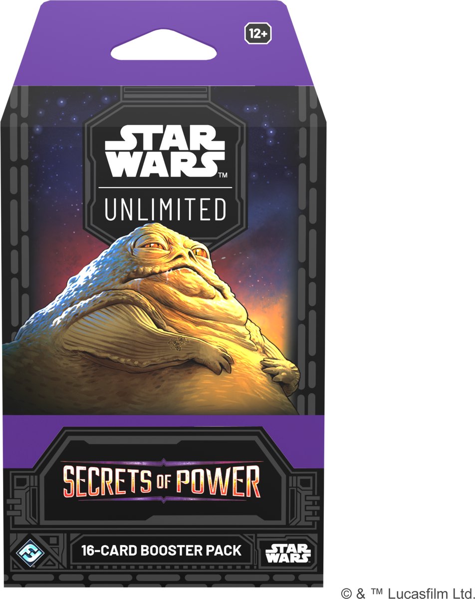 Fantasy-Flugspiele Star Wars Unlimited – Geheimnisse der Macht – Booster mit Ärmeln