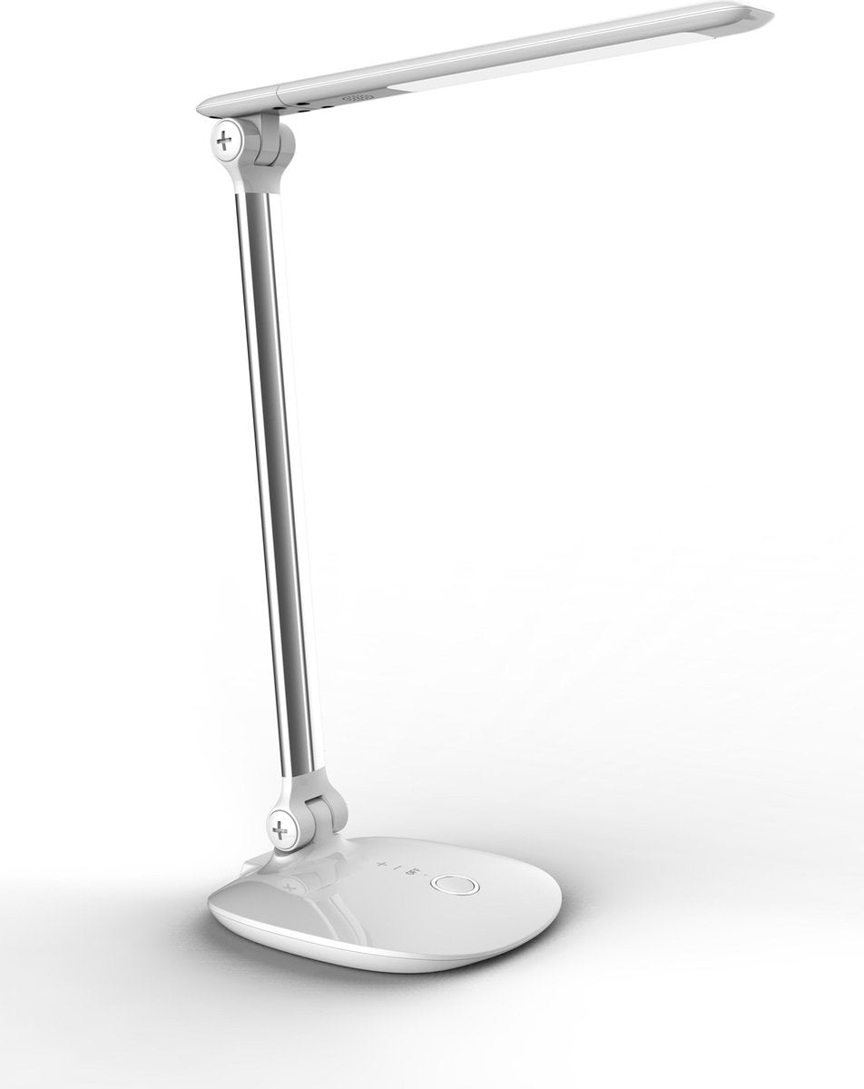 Platinet PDlks065W LED-Schreibtischlampe im modernen Design – 6 W – Silber