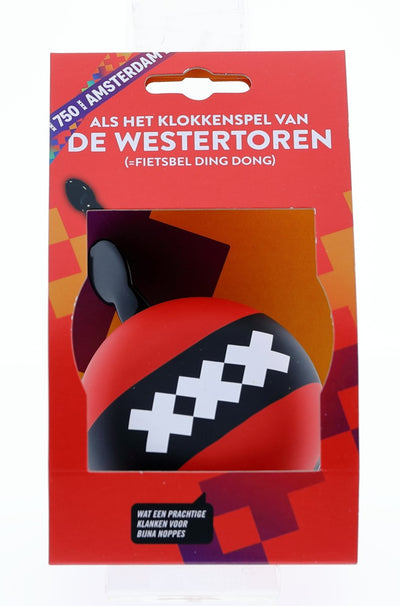 Nicht -traffische Amsterdam 750 Fahrradglocken -Glockenspiele des Westerns