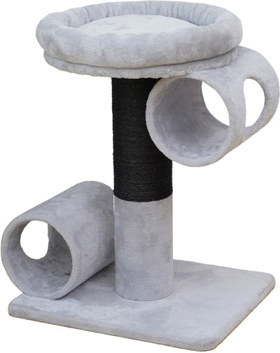 Ebi Kratzbaum Budapest grau schwarz 54 x 45 x 67 cm - Katze