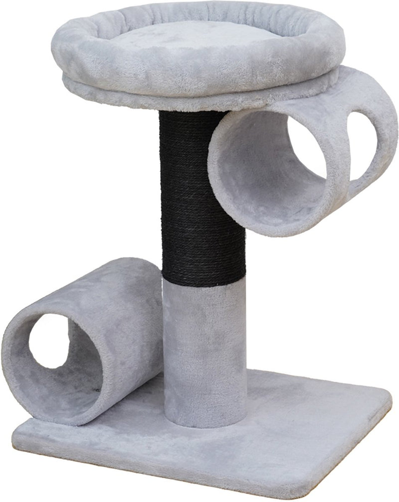 Ebi Kratzbaum Budapest grau schwarz 54 x 45 x 67 cm - Katze