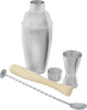 Point-Virgule-Cocktail-Set – 4-teilig – mit Barlöffel, Maß, Stößel, Cobbler-Shaker