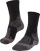Falke TK1 Anti-Blister Wandersocken aus dickem Woll-Funktionsmaterial Herren Schwarz - Größe 39-41
